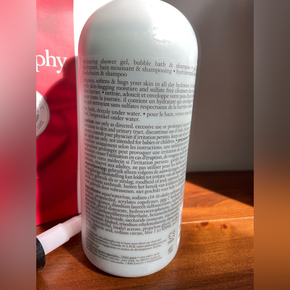 New Philosophy 32 fl. oz. Baby Grace Hydrating Shower Gel - Picture 4 of 4
